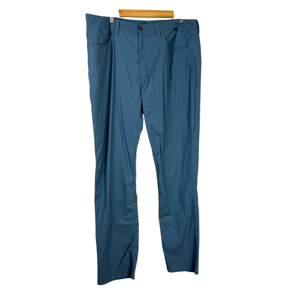 Travis Mathew Pants Mens 38x32 Blue Golf Back to Business Tencel Cotton - Picture 1 of 11